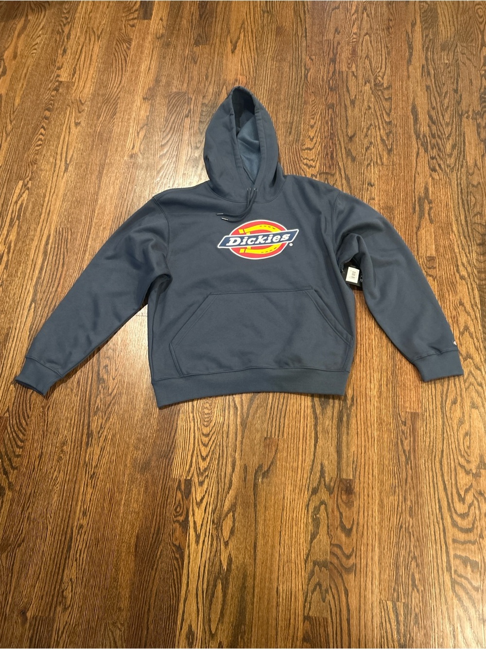 NWT Dickies Men's Navy Logo Hoodie Sweatshirt XL